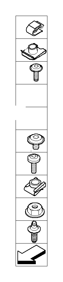 View 41357042973 Torx-bolt with washer Full-Sized Product Image