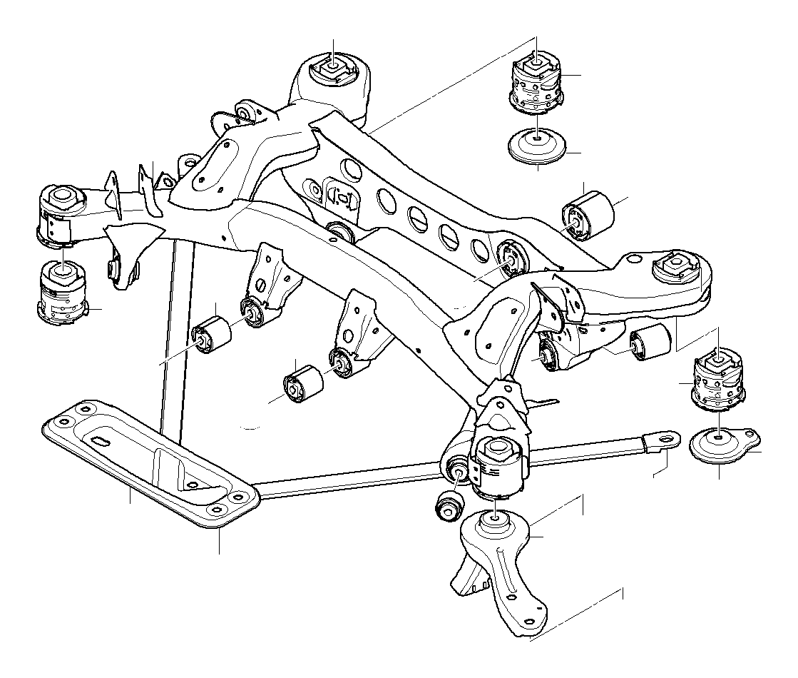 View 33316794866 Stopper, rear Full-Sized Product Image