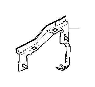 View 41008044986 Mounting bracket, sidewall, right Full-Sized Product Image