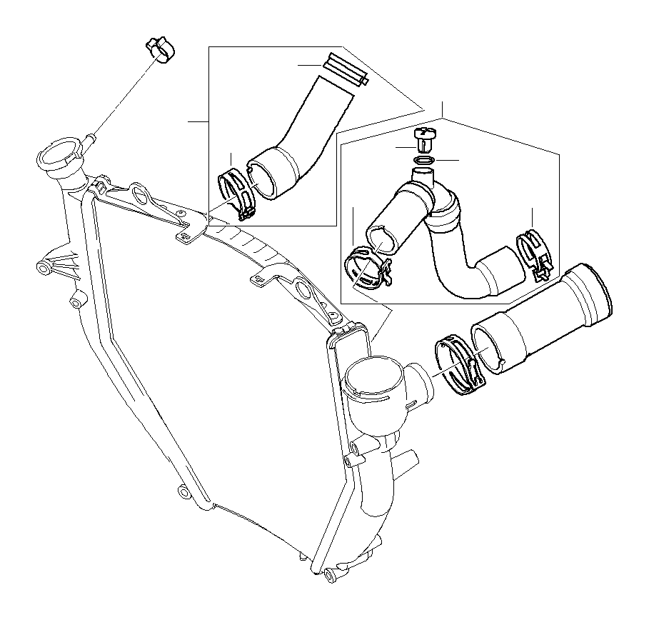 View 17127672726 Coolant hose Full-Sized Product Image