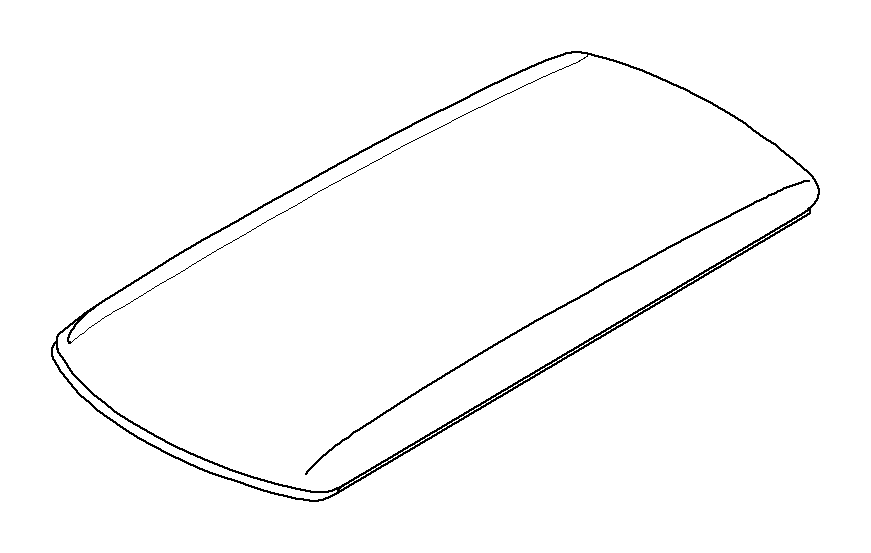 View 41002756892 Roof panel f panoramic roof Full-Sized Product Image