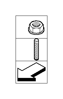 View 11627588104 Hex nut with plate Full-Sized Product Image