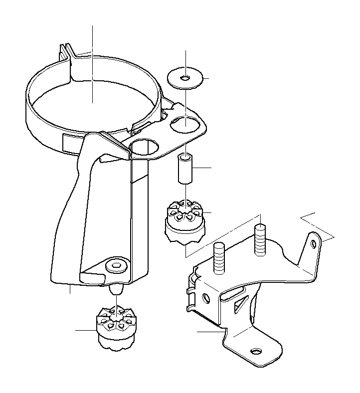 View 32416769287 Bracket, oil carrier Full-Sized Product Image