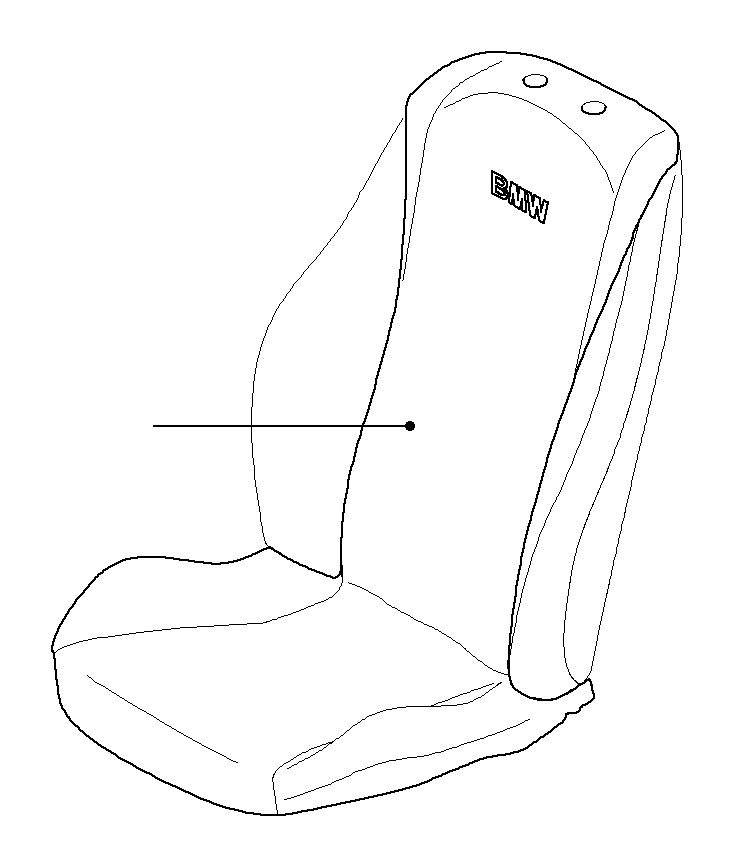 View 82110413116 Seat cover Full-Sized Product Image