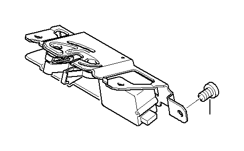 View 51247201561 Trunk lid lock Full-Sized Product Image