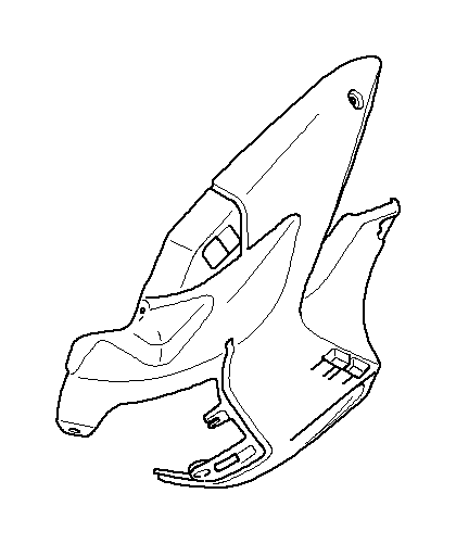 View 46637700876 LATERAL TRIM PANEL RIGHT Full-Sized Product Image
