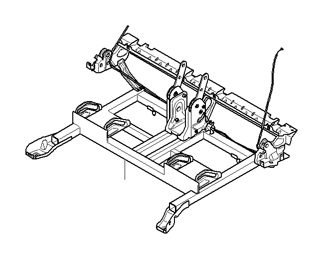 View 52307156161 Assembly frame for rear seat Full-Sized Product Image