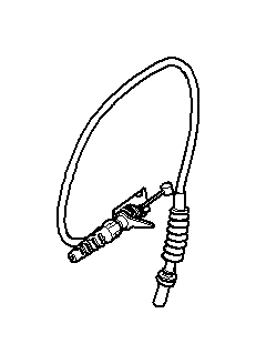 View 51217119603 Bowd.cable,outside door handle front Full-Sized Product Image