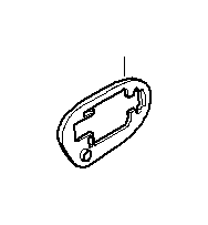 View 51217060668 Lock cylinder base right Full-Sized Product Image