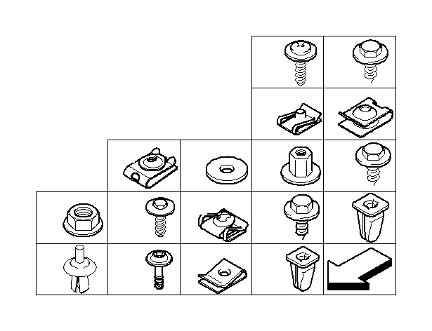 View 32307023082 Sheet metal nut, self-locking Full-Sized Product Image