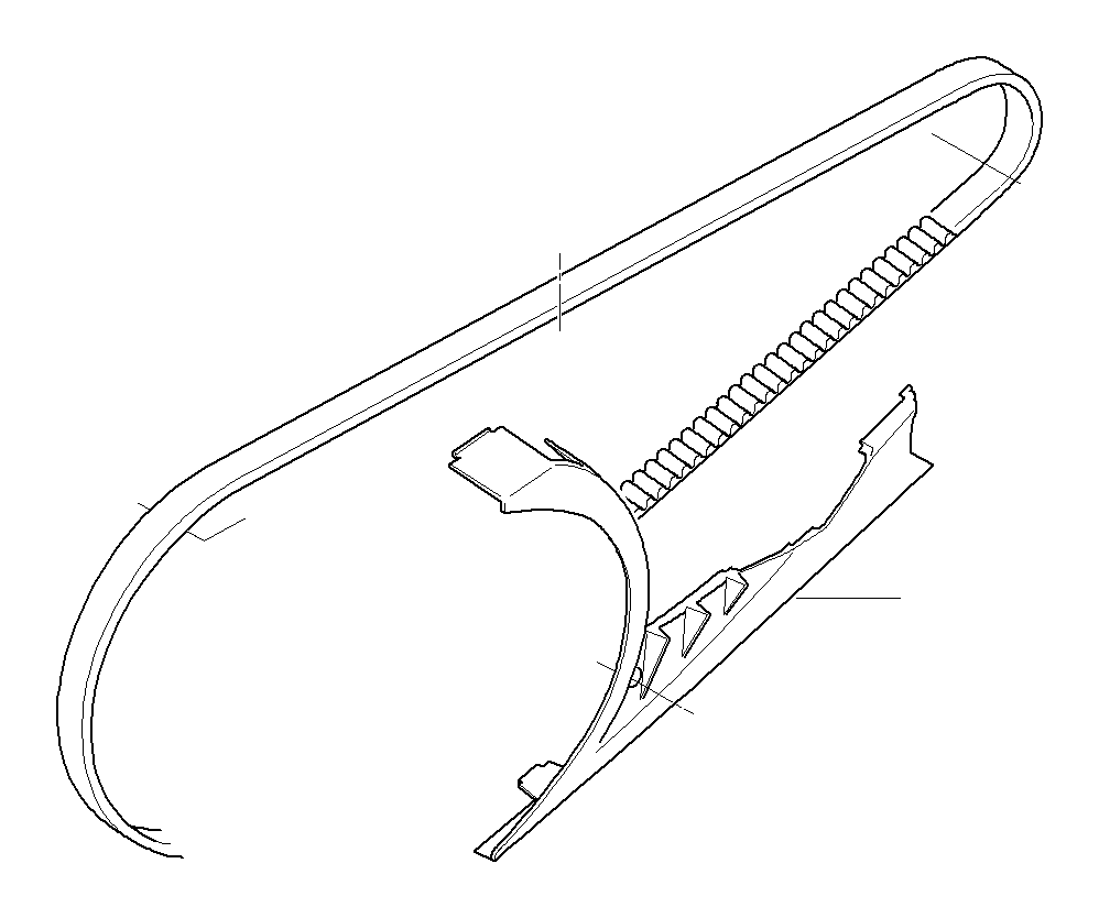 View 27727719371 TOOTH BELT Full-Sized Product Image