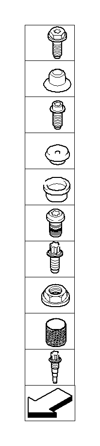 View 51226976687 Torx-bolt with washer Full-Sized Product Image