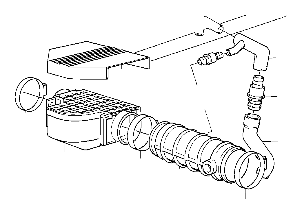 View 11151719841 Vent hose Full-Sized Product Image