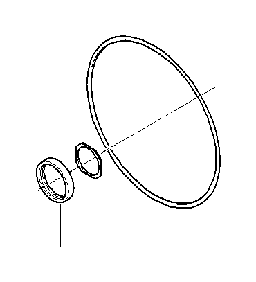 View 24201423382 Shaft seal Full-Sized Product Image