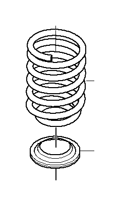 View 33506772790 SPRING PAD LOWER Full-Sized Product Image