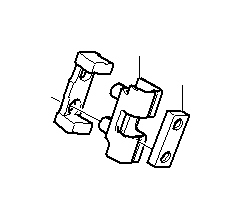 View 34327696944 Holder, brake hose Full-Sized Product Image