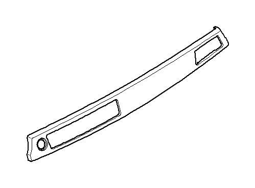 View 51459171169 Decorative strip, dashboard right Full-Sized Product Image
