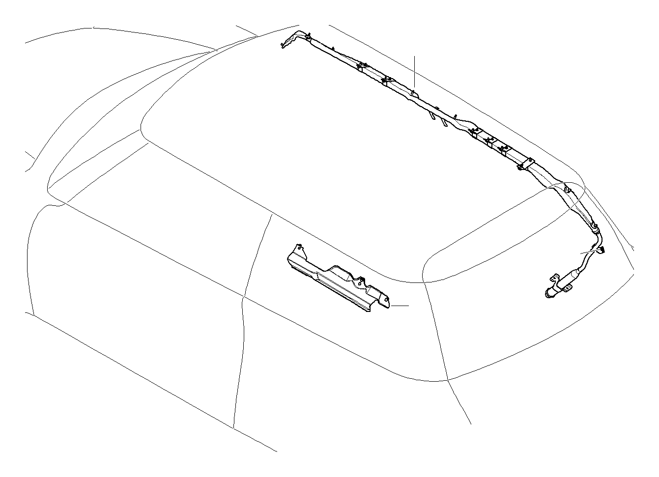 View 72122758061 Head airbag, left Full-Sized Product Image