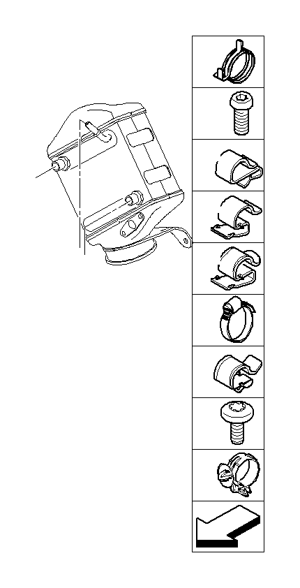 View 17127524913 Hose clamp Full-Sized Product Image