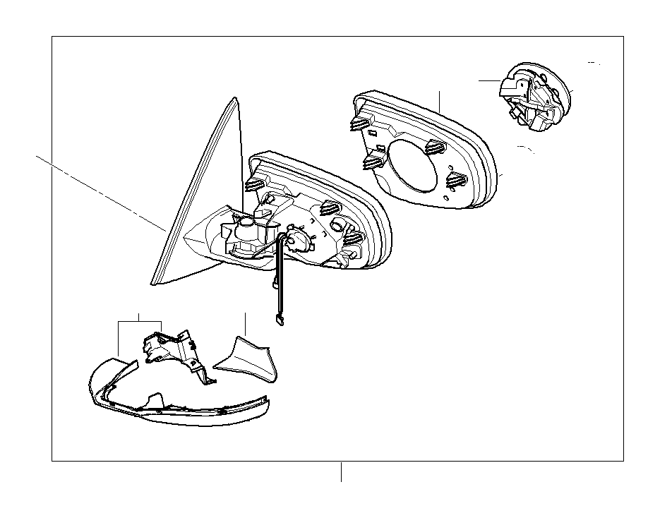 View 67137187262 Drive, outside Memory mirror Full-Sized Product Image