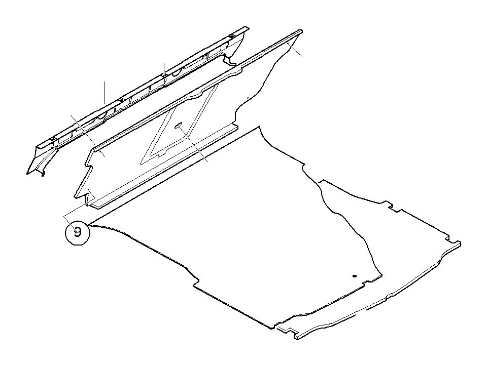 View 51478193798 Trunk partition trim panel Full-Sized Product Image