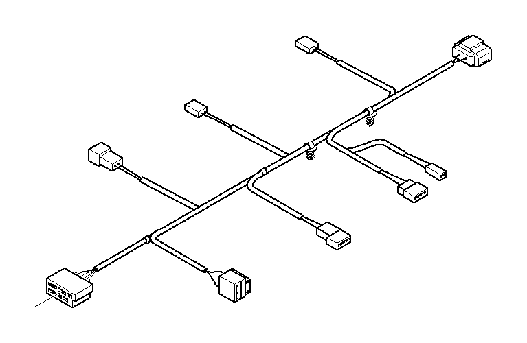 View 61129131647 Wiring set seat, passenger