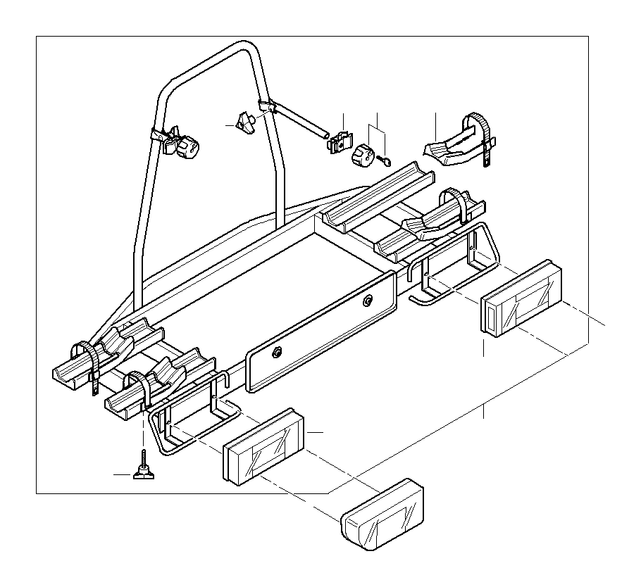 View 82720142772 Bicycle rack for AHK Full-Sized Product Image