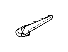 View 51138046502 Trim grill, side panel with emblem, rgt Full-Sized Product Image