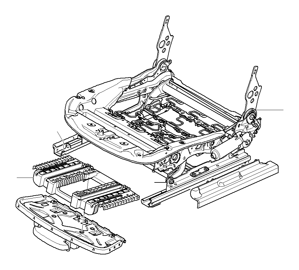 View 52107135539 Electrical seat mechanism, left Full-Sized Product Image