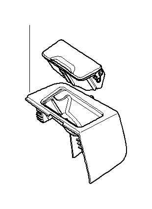 View 51423415645 Ashtray insert, rear door Full-Sized Product Image