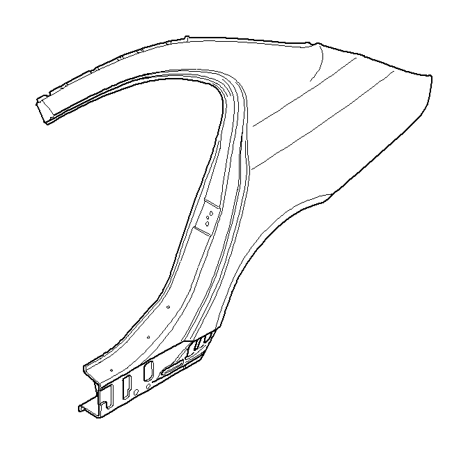 View 41217111320 RIGHT REAR SIDE PANEL Full-Sized Product Image
