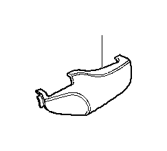 View 52107140508 Cover, belt catch right Full-Sized Product Image