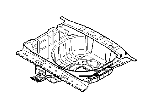 View 41002757221 Trunk floor Full-Sized Product Image