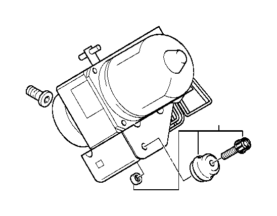 View 54348410310 Mounting parts set Full-Sized Product Image