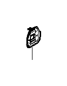 View 51477129652 Cover fastening loop Full-Sized Product Image