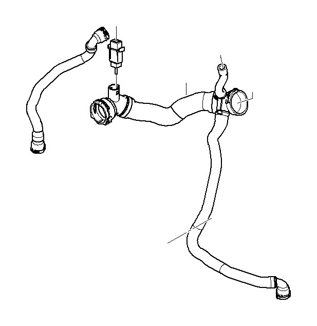 View 17127576370 Coolant hose Full-Sized Product Image