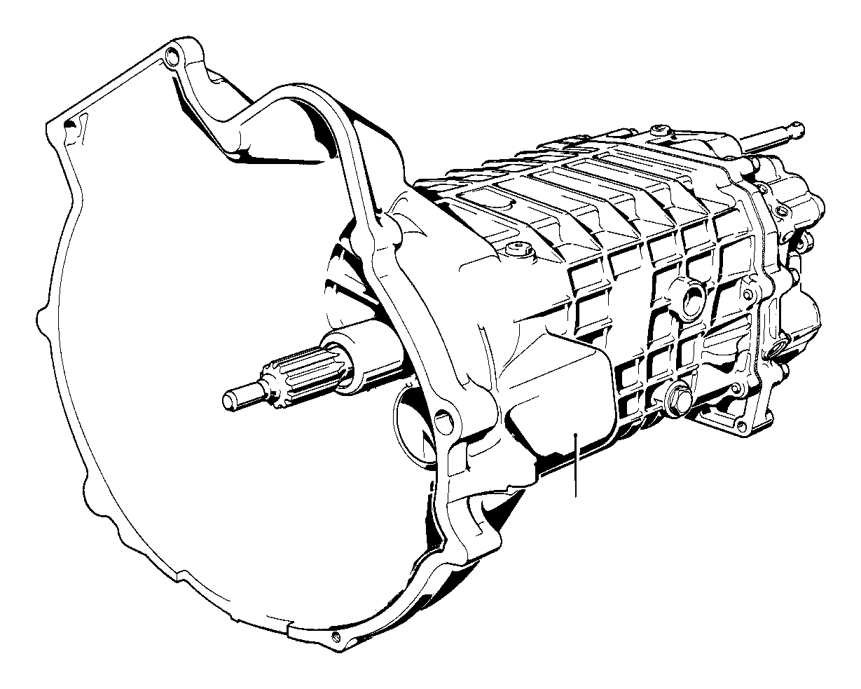 View 23001221332 RP 5-speed overdrive transmission Full-Sized Product Image