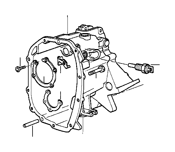 View 23111228432 TRANSMISSION REAR HOUSING Full-Sized Product Image