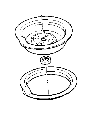 View 31331091867 Spring pad upper Full-Sized Product Image