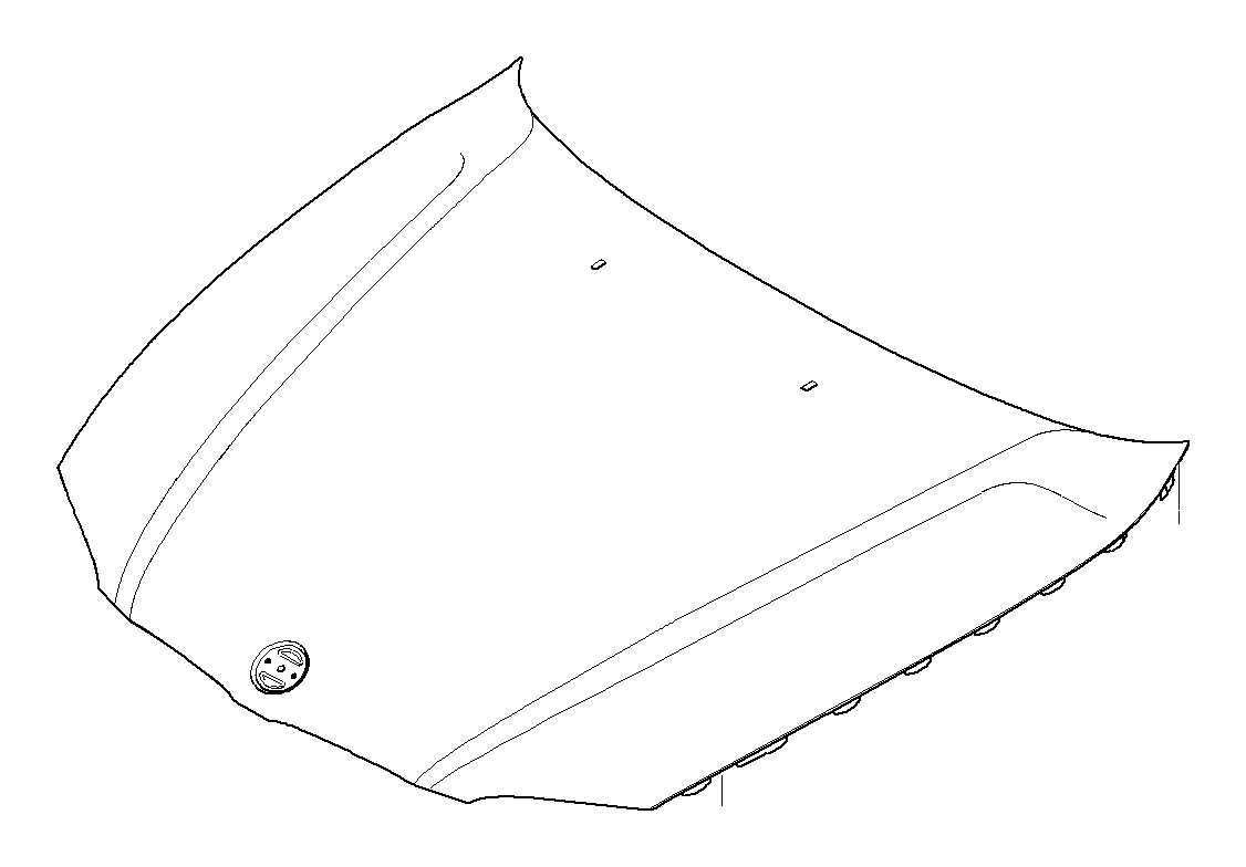 View 51717060564 REAR ENGINE HOOD SEALING Full-Sized Product Image