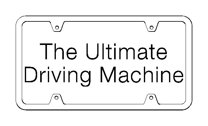 View 82120010399 License plate frame Full-Sized Product Image