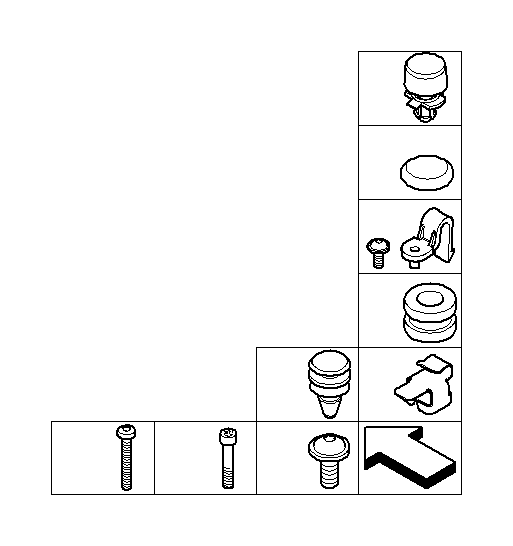 View 07149118081 C-clip nut Full-Sized Product Image
