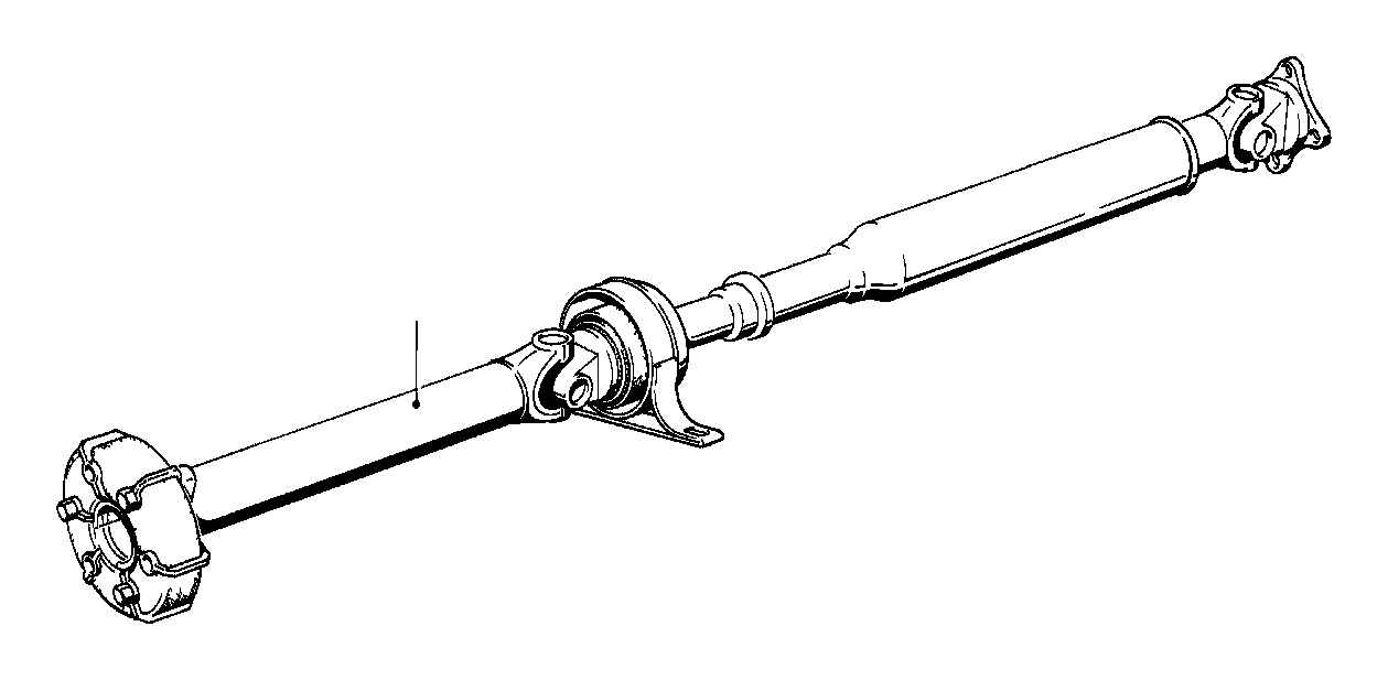 View 26111225759 DRIVE SHAFT ASSY FIVE SPEED GEARBOX Full-Sized Product Image