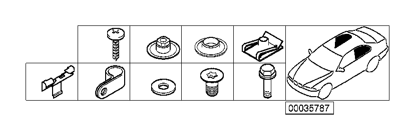 View 61668351768 Pipe clamp Full-Sized Product Image