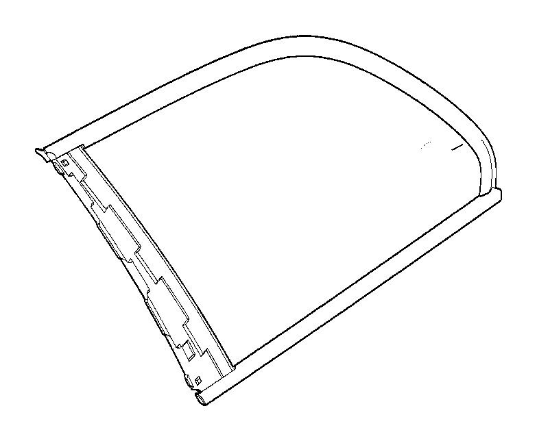 View 51368194745 Finisher, side window, rear left Full-Sized Product Image