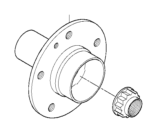 View 33411095417 DRIVE FLANGE Full-Sized Product Image