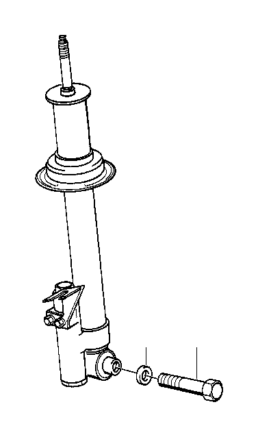 View 37121137671 REAR LEFT SPRING STRUT Full-Sized Product Image