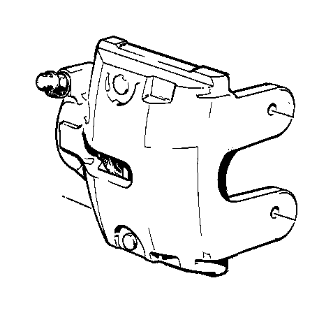 View 34111160373 Caliper housing left Full-Sized Product Image