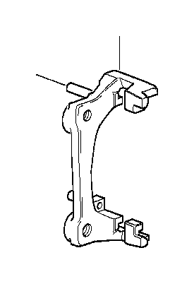View 34211160384 Calliper carrier Full-Sized Product Image