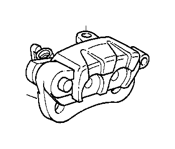 View 34217105993 Brake caliper, rear Full-Sized Product Image